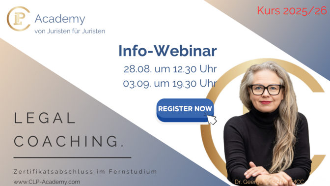 Legal Coaching Zertifikatsausbildung 2025/2026