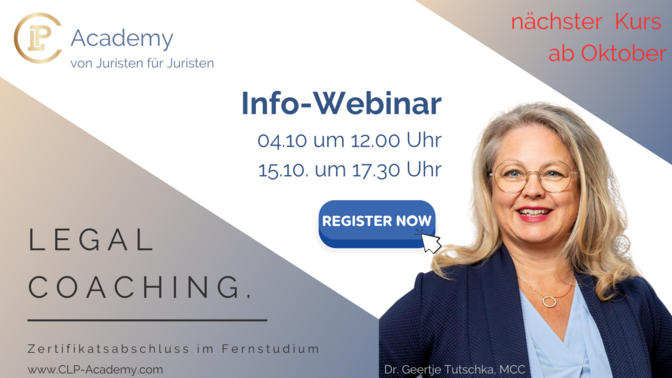 Legal Coaching Zertifikatsausbildung